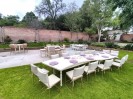 Jardín con alberca privada en pueblo mágico