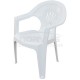 venta de sillas palermo de plastico color blanco nuevas