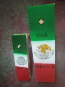 gises, collares y pulseras tricolor para fiestas mexicanas 