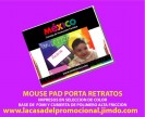 mouse pad porta retratos personalizados a todo color