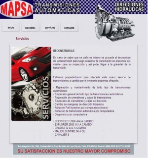 mapsa Avisos gratis en Mexico lindo en San Nicol&aacute;s de los Garza |  MAPSA TRANSMISIONES, Av. Acapulco No. 590
