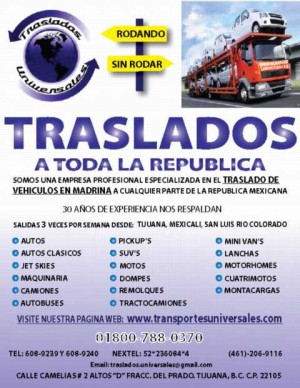 MANUEL CASTILLO Avisos gratis en Mexico lindo en Playas de Rosarito |  TRASLADOS MONTERREY = TRANSLADOS UNIVERSALES MONTERREY,  TRASLADOS      MONTERREY