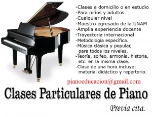 Piano Educaci&oacute Avisos gratis en Mexico lindo en Toluca |  Clases de piano a domicilio, &aacute;rea de toluca, Clases personalizadas, amplia experiencia docente