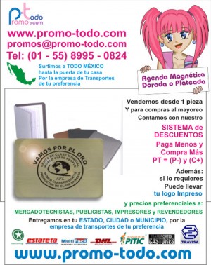 Mauricio Villegas Avisos gratis en Mexico lindo en Coyoac&aacute;n |  agenda magnetica dorada plateada, Agendas magn&eacute;ticas publicitarias y promocionales