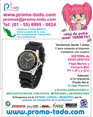 Mauricio Villegas Avisos gratis en Mexico lindo en Coyoac&aacute;n |  reloj de pulso 10500101, relojes de pulso promocionales publicitarios