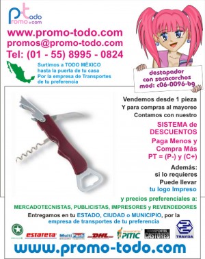 Mauricio Villegas Avisos gratis en Mexico lindo en Coyoac&aacute;n |  Sacacorchos c06-0096-bg, sacacorchos publicitarios promocionales
