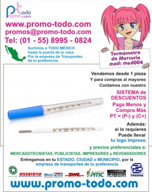 Mauricio Villegas Avisos gratis en Mexico lindo en Coyoac&aacute;n |  Termometro de mercurio, promocionales
