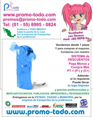 Mauricio Villegas Avisos gratis en Mexico lindo en Coyoac&aacute;n |  Ventilador  llavero c06-0098-bu, ventilador azul
