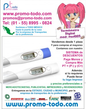 Mauricio Villegas Avisos gratis en Mexico lindo en Coyoac&aacute;n |  Termometro digital med005, publicitario