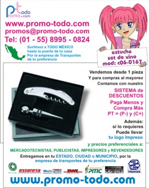 Mauricio Villegas Avisos gratis en Mexico lindo en Coyoac&aacute;n |  Set de vino c06-0167, promocionales