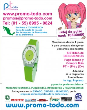 Mauricio Villegas Avisos gratis en Mexico lindo en Coyoac&aacute;n |  reloj de pulso modelo 10500600, promocionales