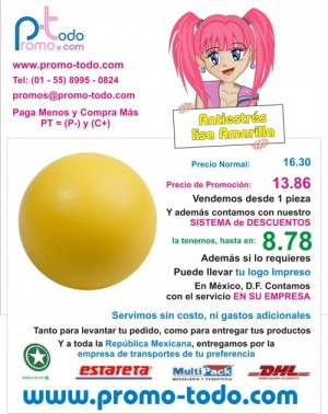 Mauricio Villegas Avisos gratis en Mexico lindo en Coyoac&aacute;n |  Pelotas antiestres amarillas, promocionales
