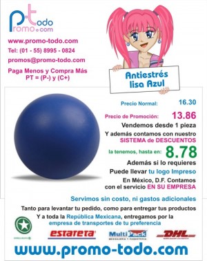 Mauricio Villegas Avisos gratis en Mexico lindo en Coyoac&aacute;n |  Pelota antiestres azul, promocionales