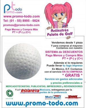 Mauricio Villegas Avisos gratis en Mexico lindo en Coyoac&aacute;n |  Pelotas antiestres golf, publicitarias