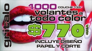  Avisos gratis en Mexico lindo en Le&oacute;n |  mil volantes a todo color  , papel couche de 135 gms