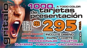  Avisos gratis en Mexico lindo en Le&oacute;n |   mil tarjetas de presentaci&oacute;n a todo color, incluye dise&ntilde;o