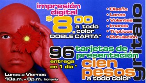  Avisos gratis en Mexico lindo en Le&oacute;n |  8 pesos impresi&oacute;n digital a todo color , tama&ntilde;o doble carta (couche, cromacote, opalina, adherible  y/o bond)