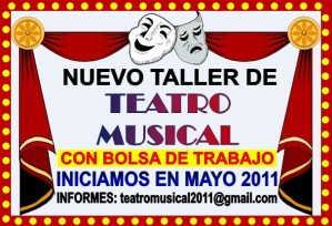 PS Artistica Avisos gratis en Mexico lindo en Miguel Hidalgo |  NUEVO TALLER DE TEATRO MUSICAL CON BOLSA DE TRABAJO � MAYO 2011, TALLER DE TEATRO MUSICAL CON BOLSA DE TRABAJO