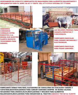 ALEJANDRO SABIDO I&N Avisos gratis en Mexico lindo en Hermosillo |  AGROSABHER LEON,GTO, COMEDEROS,CORRALES,BASCULAS PARA GANADO Y PRENSA GANADERA