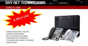 VICTOR CADENA GARCIA Avisos gratis en Mexico lindo en Coyoac&aacute;n |  CONMUTADOR NEC TOPAZ SL 1000, PAQUETE BASICO