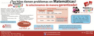 MATEMATICAS AVANZA Avisos gratis en Mexico lindo en Guadalajara |  Clases de matematicas, Cursos de matematicas