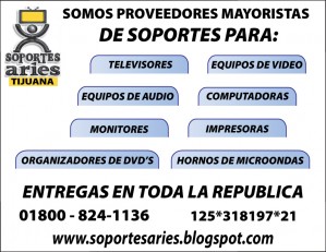 Soportes aries Avisos gratis en Mexico lindo en Tijuana |  SOPORTE PARA TV TIJUANA ARIES, PANTALLA Y TELEVISIONES,VIDEO, SOPORTES PARA TELEVISION, COMPUTADORAS Y TV PLANAS