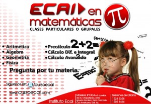 Cursos Ecai Avisos gratis en Mexico lindo en Guadalajara |  Clases particulares y grupales desde $70 por hora, Clases de matematicas
