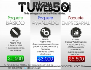 deBambu Avisos gratis en Mexico lindo en Guadalajara |  Obt&eacute;n tu pagina web desde $1,500 Agencia debambu, Agencia de publicidad y marketing