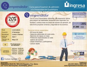 Cursos Ingresa Avisos gratis en Mexico lindo en Guadalajara |  Curso para el examen de admisi&oacute;n udg, Entra a la udg