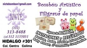  Avisos gratis en Mexico lindo en Colima |  NICT&eacute;  bomb&oacute;n y filigrana, Figuras de bomb&oacute;n e Invitaciones de filirana para toda ocasi&oacute;n