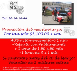 C&oacute;digo Postal Avisos gratis en Mexico lindo en Atizap&aacute;n de Zaragoza |  Volanteo e impresi&oacute;n de flyers econ&oacute;mico en df y estado de mexico, Volanteo de flyers