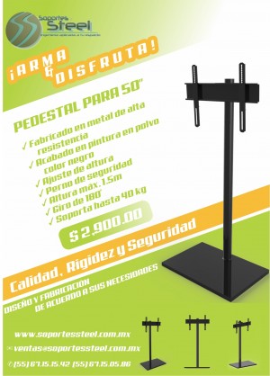 SOPORTES STEEL Avisos gratis en Mexico lindo en Pachuca de Soto |  Soportes para pantallas y proyectores, pedestal para tv, Pedestales, soportes, pedestales para pantallas,soportes para proyecto