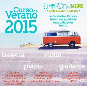 Simphonykids Avisos gratis en Mexico lindo en Puebla |  Un verano musical para ni&ntilde;os y j&oacute;venes en puebla, Cursos de verano en puebla 2015