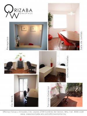 Orizaba Workspace Avisos gratis en Mexico lindo en Monterrey |  Renta de oficinas virtuales en zona cumbres monterrey, Oficinas virtuales zona cumbres monterrey