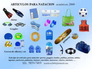  Avisos gratis en Mexico lindo en Iztapalapa |  ARTICULOS PARA NATACION Y BUCEO, PARA TUS VACACIONES...