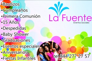 Lic. Roxana Avisos gratis en Mexico lindo en Ramos Arizpe |  Sal&oacute;n de eventos la fuente la mejor elecci&oacute;n para tu celebraci&oacute;n, Eventos sociales se pone a tu servicio para que celebres con nosotros 