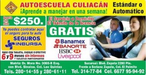 LAURA Avisos gratis en Mexico lindo en Culiac&aacute;n |  Aparta tu curso hoy en autoescuela culiacan, Aprovecha el 10% de descuento en todos los cursos