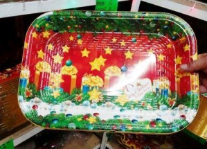 ALP MEXICO Avisos gratis en Mexico lindo en Monclova |  Botaneros y charolas navide&Ntilde;as en varios colores y tama&Ntilde;os, Adornos navide&Ntilde;os