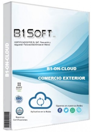 B1SOFT Avisos gratis en Mexico lindo en Miguel Hidalgo |  Cfdi comercio exterior on cloud 200 folios, Facturacion