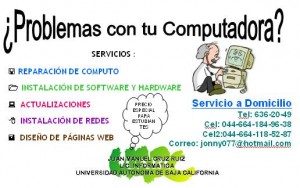  Avisos gratis en Mexico lindo en Tijuana |  REPARACION DE COMPUTADORAS A DOMICILIO EN TIJUANA, DOCTOR DE COMPUTADORAS