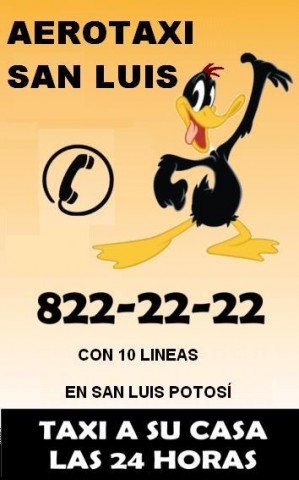  Avisos gratis en Mexico lindo en San Luis Potos&iacute; |  SERVITAXI.COM.MX  822.22.22 SL,P, TAXIS A DOMICILIO 