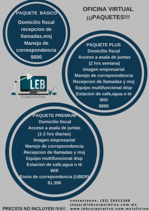 GERALDINNE MUNGU&Iti Avisos gratis en Mexico lindo en Guadalajara |  Renta ahora una oficina virtual, �cont&aacute;ctanos! , Renta de oficinas