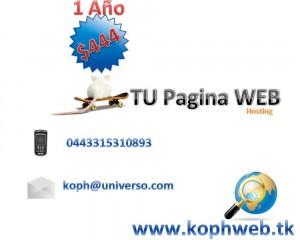 koph Avisos gratis en Mexico lindo en Guadalajara |  tu Pagina Web $444.00 gratis dise&ntilde;o Web para pymes, tu Pagina Web $444.00 gratis dise&ntilde;o Web para pymes