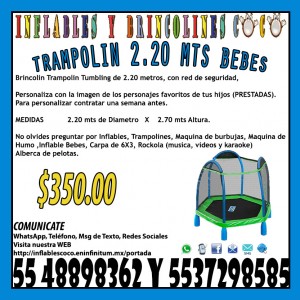 Inflables coco Avisos gratis en Mexico lindo en Tultepec |  Renta brincolin trampolin tumbling 2.20m tultitlan coacalco tultepec, Alquiler